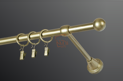 Карниз металлический КМ ЗОЛОТО Ø 16 мм 1, 2 Бровары