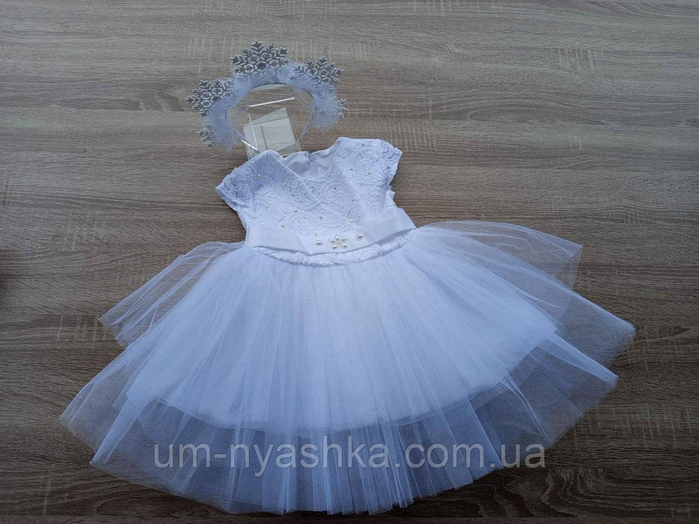 Детское нарядное платье Снежинка-Кружево 80-98 Кривой Рог - изображение 12