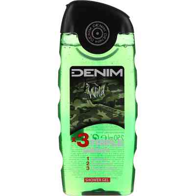 Гель для душа Denim Wild тройная энергия 250 мл (8008970038957) Винница