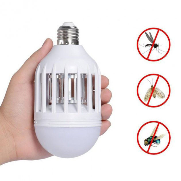 Светодиодная лампа приманка для насекомых Zapp Light, электрическая ловушка для насекомых, противомоскитная лампа от комаров TI-28 Львов - изображение 9