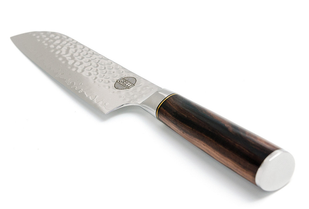 Професійний ніж із дамаської сталі Santoku 18 см GRILLI 88871 Код: 012180 Рівне - фото 3