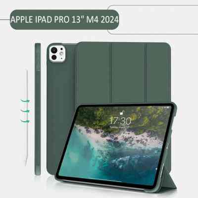 Чохол до планшета Armorstandart Tri Fold Soft TPU Silicone Apple iPad Pro 13&quot; M4 2024 Dark Green (711752) Вінниця
