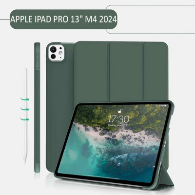 Чехол для планшета Armorstandart Tri Fold Soft TPU Silicone Apple iPad Pro 13" M4 2024 Dark Green (711752) Винница - изображение 6