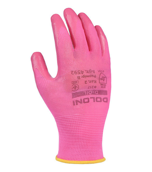 Перчатки рабочие трикотажные c нитриловым покрытием Doloni D-Oil 4592, р.8 Ровно - изображение 1