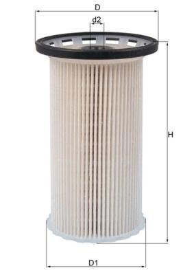 KNECHT (MAHLE) KX 386 — Топливный фильтр | Эффективная очистка топлива и защита топливной системы AUDI, SEAT, SKODA, VW, CUPRA Ковель - изображение 2
