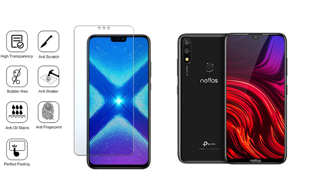 Защитное стекло NeoGlass для TP-Link Neffos X20, Neffos X20 Pro – ультрапрозрачное и устойчивое Киев - изображение 4