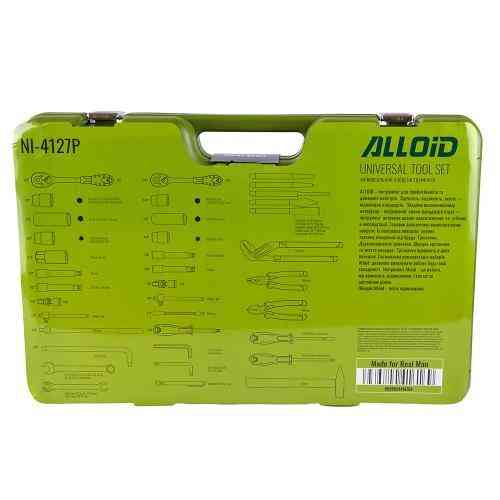 Універсальний набор інструменту 1/4" & 1/2" , 127 предм (NI-4127P) Alloid Одеса