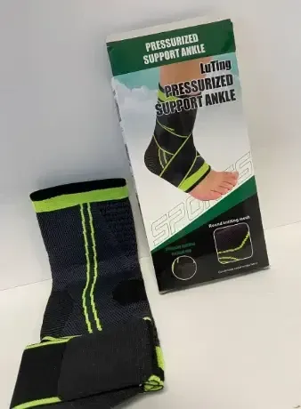 Еластичний бинт на голеностоп PRESSURIZED SUPPORT ANKLE | Фіксатор п'яти Полтава - фото 1