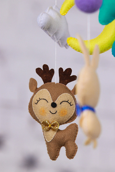 Музичний мобіль WoolyFox «Сонячні сни» з 35 мелодіями Київ - фото 7