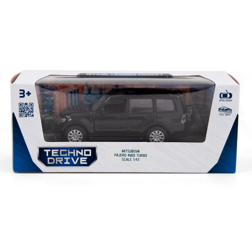 Автомодель - MITSUBISHI PAJERO 4WD TURBO (чорний) Дніпро - фото 3