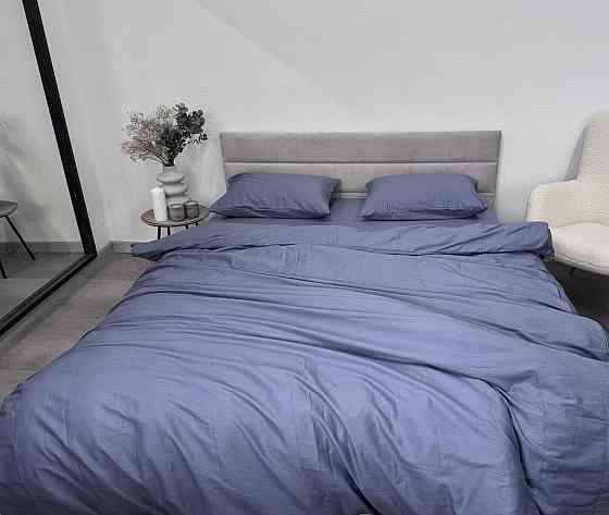 Ecotton Комплект постільної білизни Ecotton Євро 210х220 см однотонний світло-синій Sling Lake Коломия