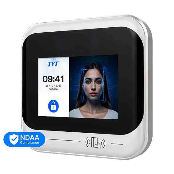 Біометричний термінал контролю доступу з WiFi 2Mp TVT TD-E2123-IC/PE/TP/WF з розпізнаванням облич і зчитувачем Mifare (77-00213) Киев