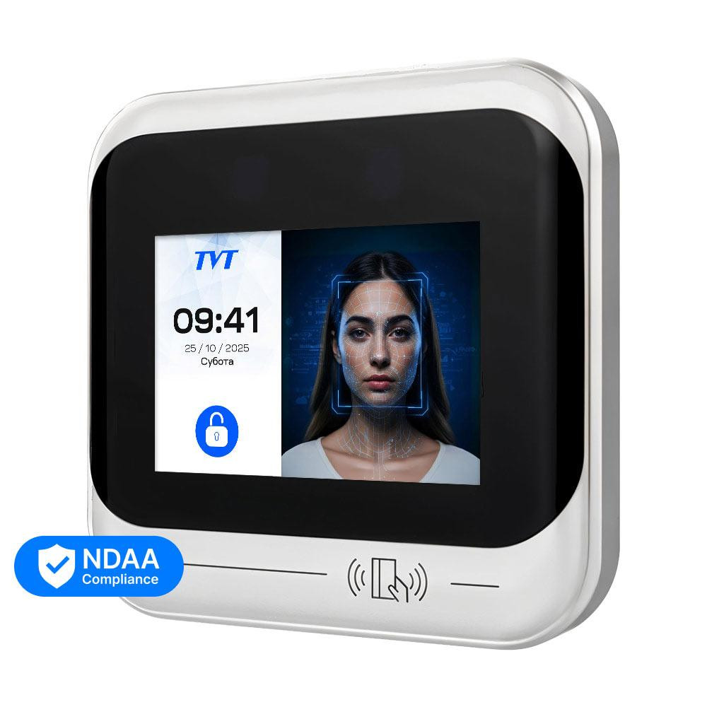 Біометричний термінал контролю доступу з WiFi 2Mp TVT TD-E2123-IC/PE/TP/WF з розпізнаванням облич і зчитувачем Mifare (77-00213) Киев - изображение 6