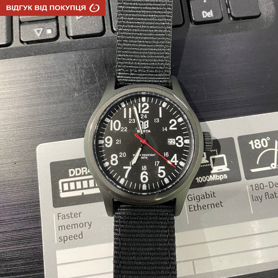 Часы мужские тактические Besta Command Black Киев - изображение 19