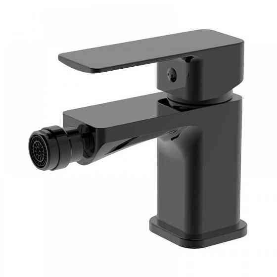 Змішувач для біде Haiba Kubus 002 BLACK чорний латунний (HB9621) Чернівці