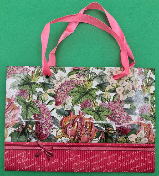 Пакет паперовий малий горизонтальний 11/18/5 (арт М033) (12 шт.) Харків - фото 2