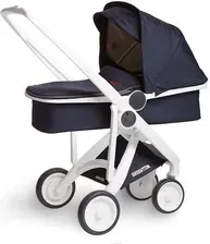 Дитяча коляска Greentom Carrycot Biało-niebieski Głęboki Київ