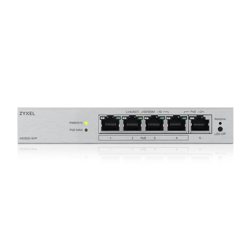 Комутатор ZYXEL GS1200-5 v3 (GS1200-5V3-EU0101F) ( 22502 ) Харків - фото 2