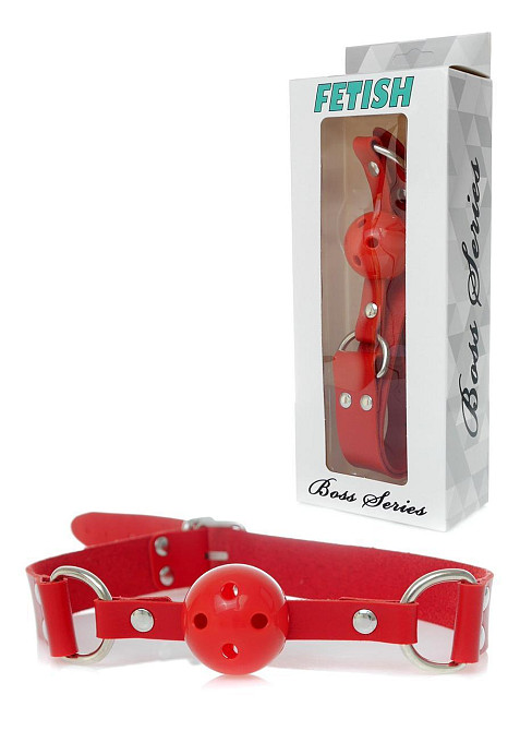 Кляп - Ball Gag Red - Fetish Boss Series Sex Aura Киев - изображение 1