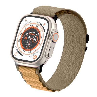 Ремінець до смарт-годинника Armorstandart Alpina Band для Apple Watch 49/46/45/44/42 (Series 1-3) Tan (ARM82565) Вінниця - фото 4