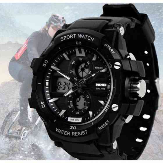 Мужские наручные часы Skmei Resist 0990 Черные Винница