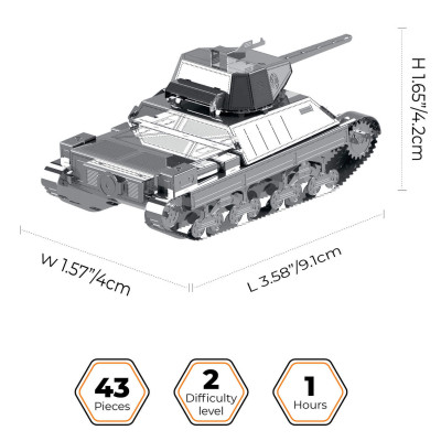 Конструктор Metal Time коллекционная модель P 26/40 (MT062) Винница - изображение 2