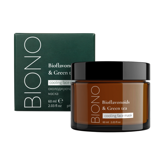 Маска охолоджуюча Bioflavonoids & Green tea Biono 60 мл Київ