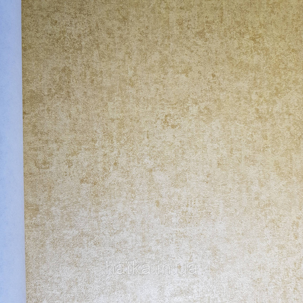 Шпалери флізелінові еко Rasch Klasik 0.53х10 м під венеціанську штукатурку золотисто жовті з перламутром Київ - фото 2