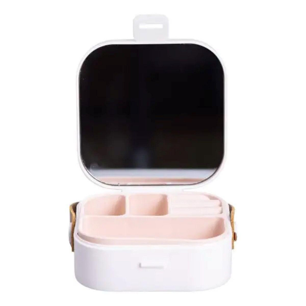 Скринька для прикрас 9×9×3.8 см міні органайзер для ювелірних виробів HP-5-27W Київ - фото 1