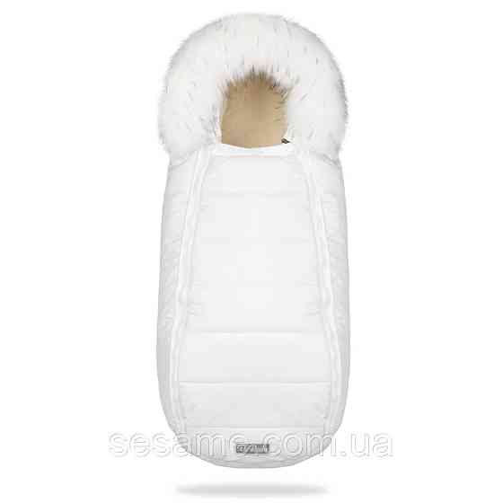 Конверт-Кокон на овчине Baby XS ДоРечі Белый Харків