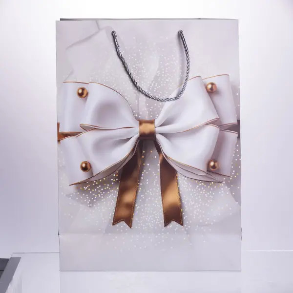 Yiwu Набір подарункових пакетів з паперу 12 шт Бант 30×12×42 см HP-10359-14 Коломия - фото 8