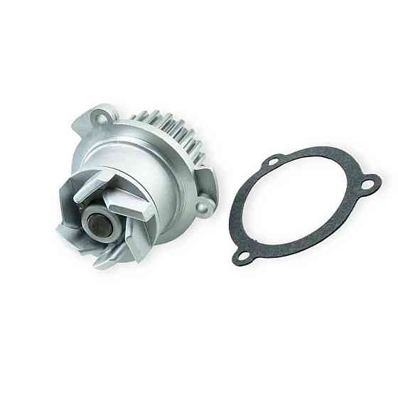 Насос 2108, 2109, 21099, 2110-2115 (8 кл) алюмінієва крильчатка (помпа) водяна Мукачево