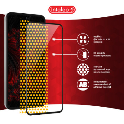 Стекло защитное Intaleo Full Glue Samsung M35 Black (1283126593864) Винница - изображение 7