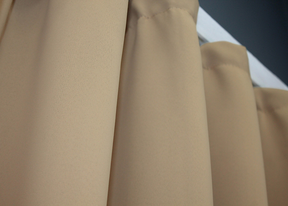 Комплект штор коротких VR-Textil Bagema Rvs № 1240ш Бежевый 130х170 см 2 шт (35-0029) Киев - изображение 8