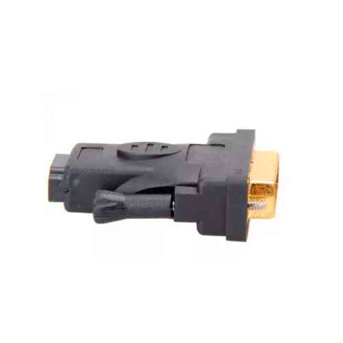 Адаптер DVI-I (24+5) - HDMI, папа-мама, переходник, позолоченный Винница