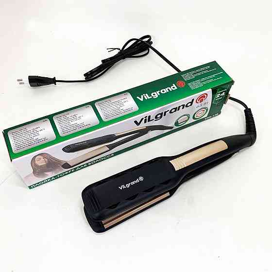 Выравнивающий утюжок для волос ViLgrand VHS-110 65 Вт, Топ выпрямитель для волос Щипцы HI-13 Львов