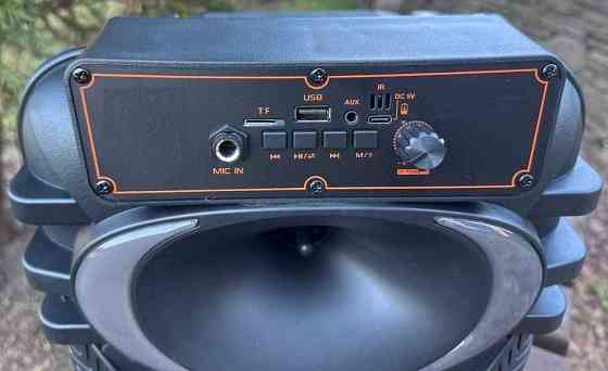 Портативная колонка с 2️⃣ микрофонами и светомузыкой на аккумуляоре.  ‼️ Киев