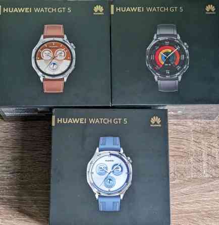 Смарт-годинник Huawei watch GT 5 Black/Blue 46 mm Global. Київ