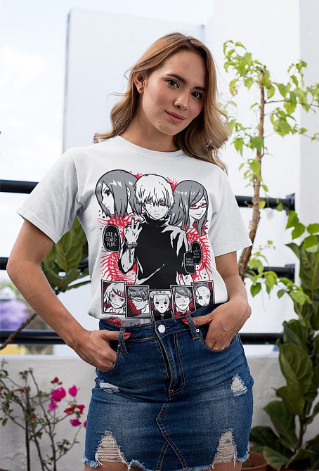 Футболка аниме Атака титанов оверсайз (S/M/L) Черний AnimeJ0554 Днепр - изображение 1