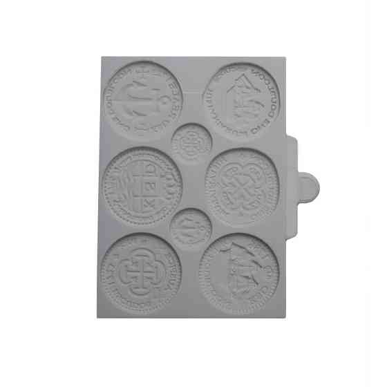 Молд силиконовый Монеты 103 на 74 мм серый Киев