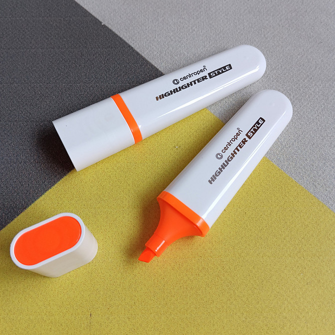 Текстмаркер "Centropen" клин. Highlighter Style 1-4,6мм оранжевий Київ - фото 1