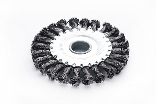 Щітка коло сталеві витки 125 мм (УШМ) APRO Рівне - фото 1