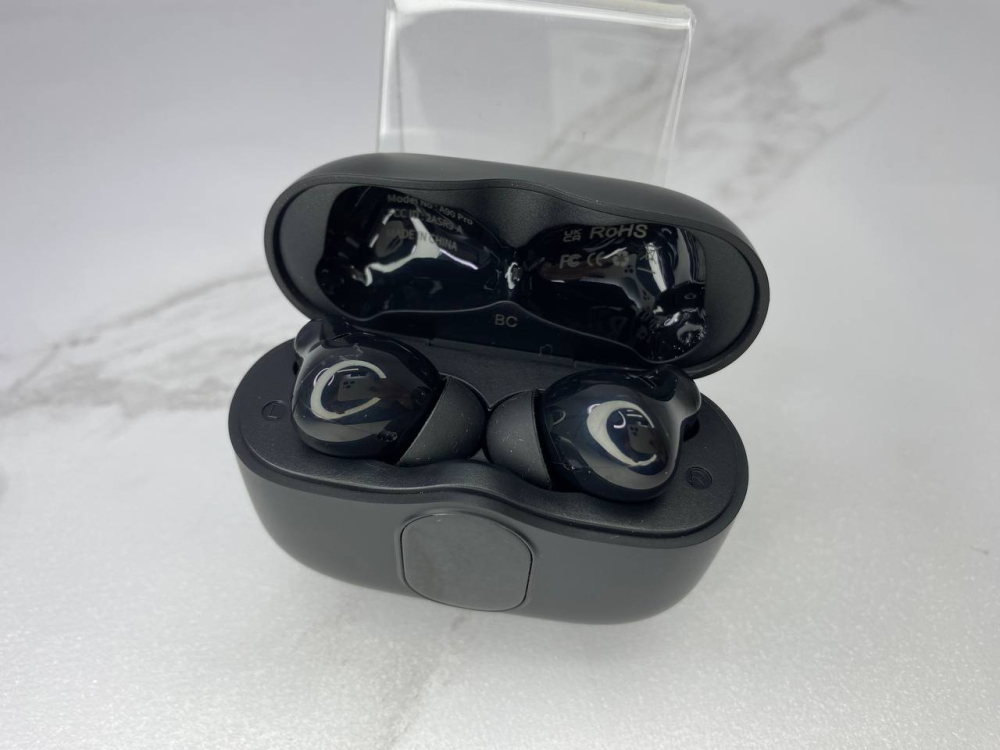 Бездротові навушники A90 Pro TWS Bluetooth Сенсорні з зарядним кейсом Чорні (Інтелектуальне керування, Світлодіодний дисплей) Б/В Київ - фото 2