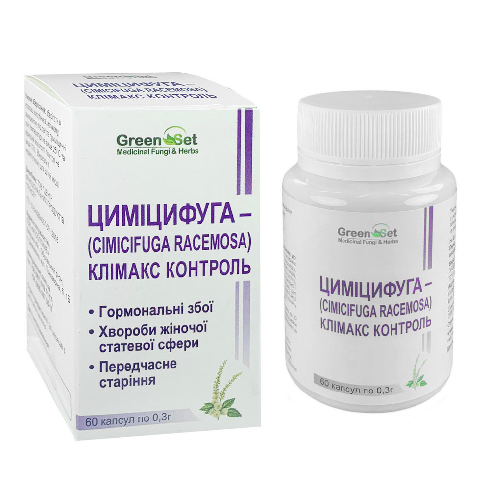 Ціміцифуга кістеподібна-клімакс -контроль (Cimicifuga racemosa) 90табл. Київ - фото 1