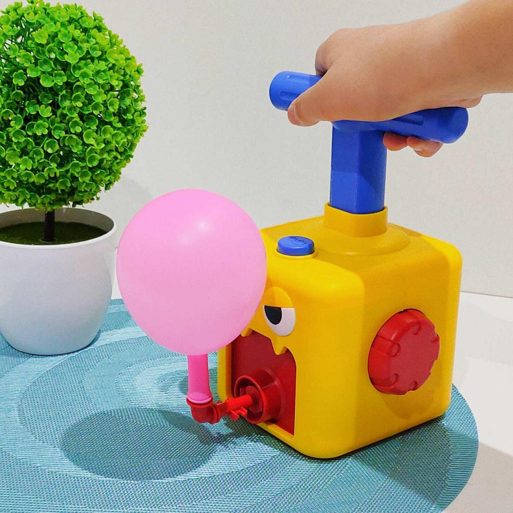 Установка з повітряними кульками Монстрік 2 машинки пакетик з кульками механічний принцип запускник Жовта (KB 133) Чернігів - фото 7