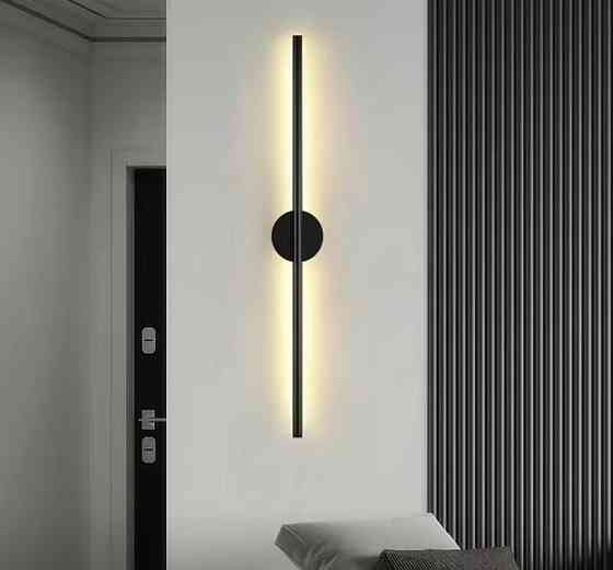Світлодіодне лінійне бра 60 см 12W LED — настінний світильник для спальні, коридору, сучасний LED світильник ч Київ