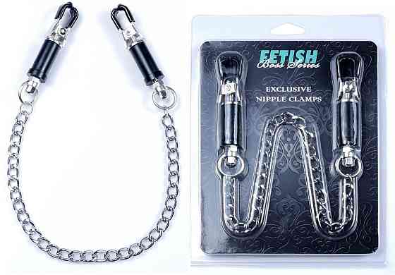 Зажимы для сосков Fetish Boss Series - №12 Exclusive Nipple Clamps, BS6100020 Sex Aura Киев