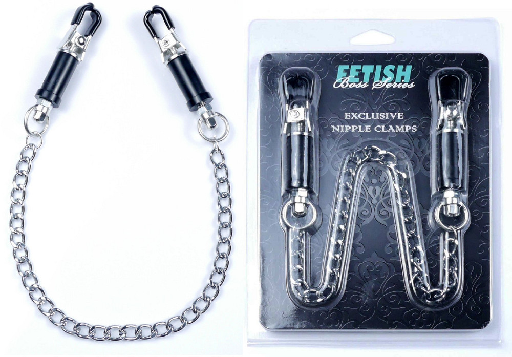 Зажимы для сосков Fetish Boss Series - №12 Exclusive Nipple Clamps, BS6100020 Sex Aura Киев - изображение 1