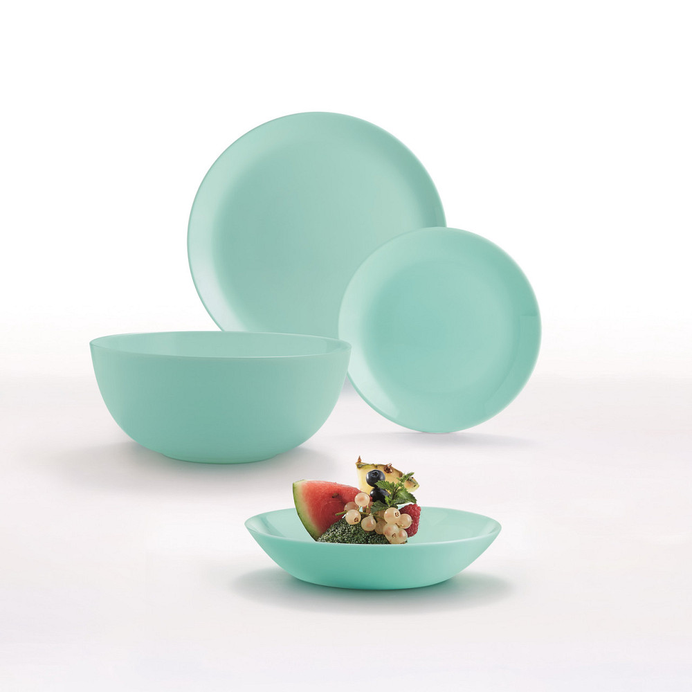 Сервиз LUMINARC DIWALI LIGHT TURQUOISE, 19 предметов (6443106) Киев - изображение 1