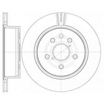 Тормозной диск REMSA 61255.10 Винница